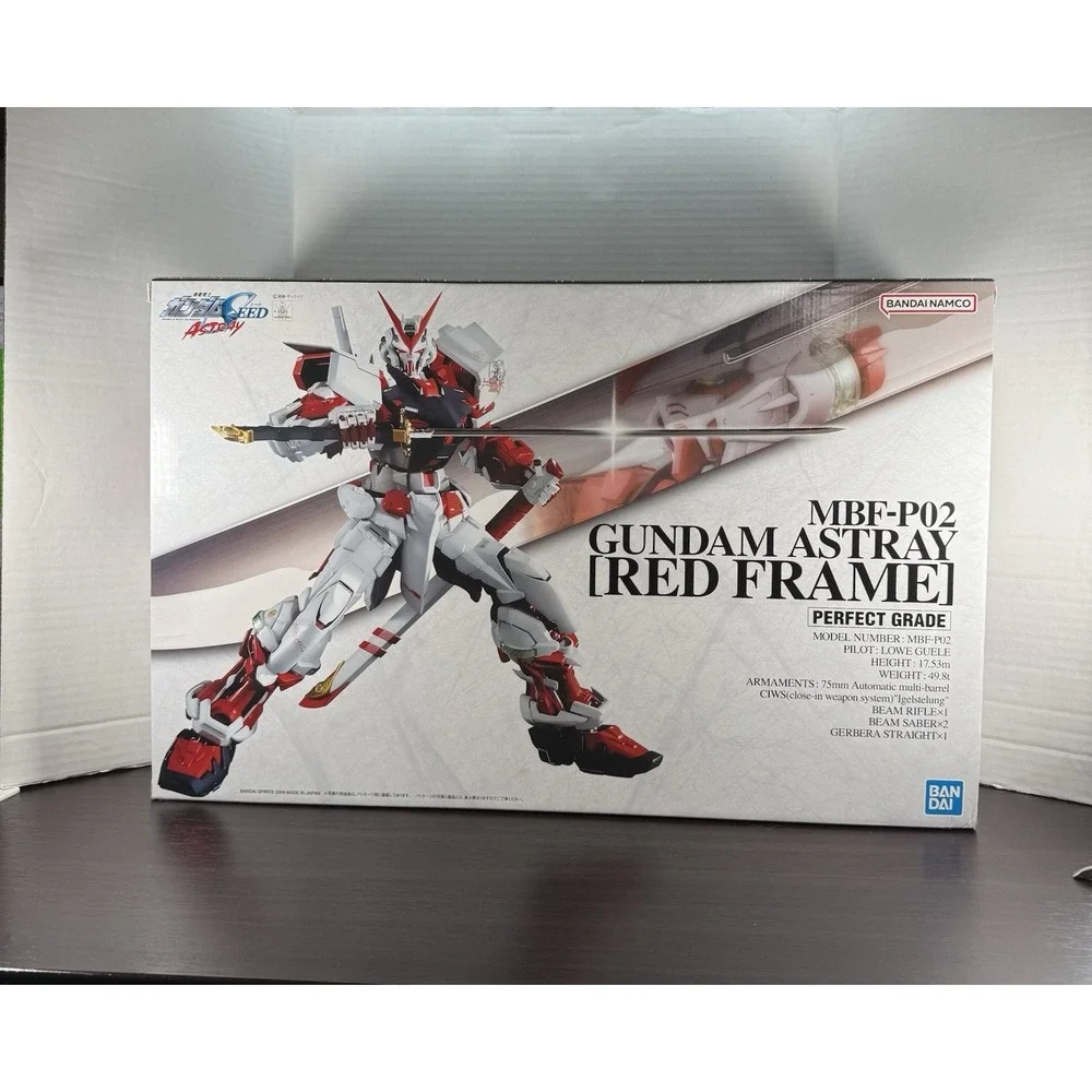 Bandai Perfect‎ Grade 1/60 Scale MBF-P02 Gundam Astray Red Frame Model Kit